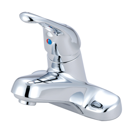 OLYMPIA FAUCETS Single Handle Bathroom Faucet, NPSM, Centerset, Polished Chrome, Weight: 2.5 L-6174